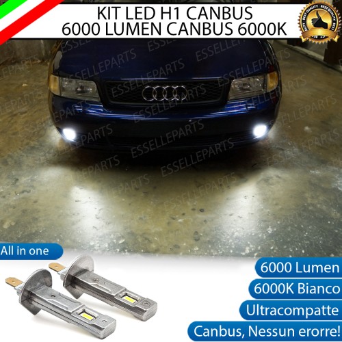 Kit Full LED H1 6000 LUMEN Fendinebbia per Audi A4 B5 fino al 1998