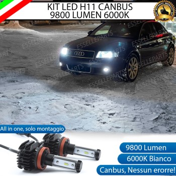 Kit Full LED H11 Fendinebbia 9800 LUMEN Audi A4 B6