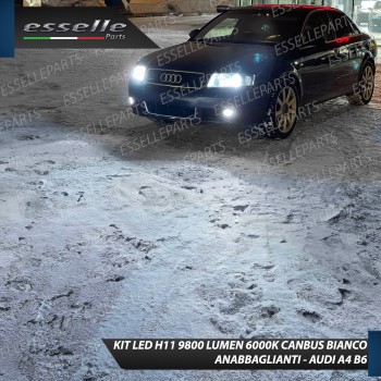 Kit Full LED H11 Fendinebbia 9800 LUMEN Audi A4 B6