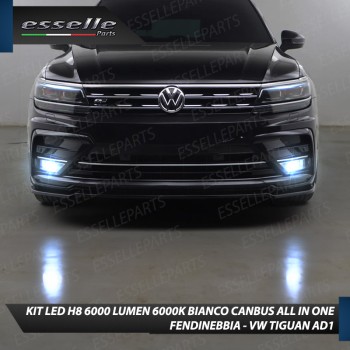 Kit Full LED H8 6000 LUMEN Canbus 6000K Fendinebbia VW TIGUAN MK2 AD1