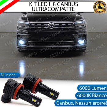 Kit Full LED H8 6000 LUMEN Canbus 6000K Fendinebbia VW TIGUAN MK2 AD1