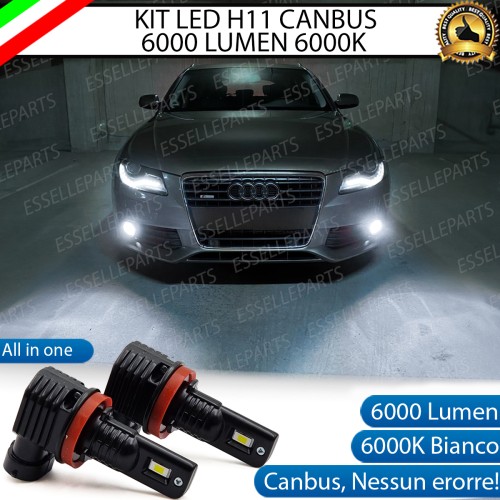 Kit LED Lampade Compatte Fendinebbia Audi A4 B8 Luce Bianca
