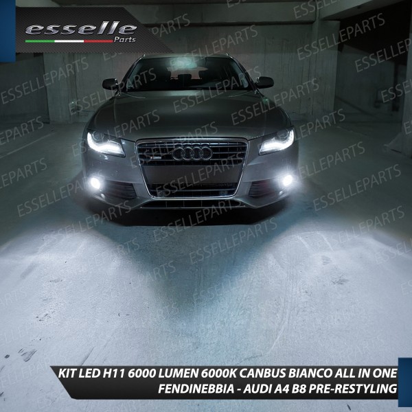 Kit LED Fendinebbia Audi A4 B8 Avant Allroad Luce Bianca