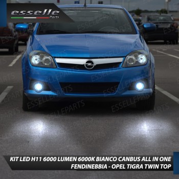 Kit Full LED H11 6000 LUMEN Canbus 6000K Bianco Fendinebbia OPEL TIGRA TWIN TOP Kit Full LED H11 6000 LUMEN Canbus 6000K Bianco Fendinebbia OPEL TIGRA TWIN TOP