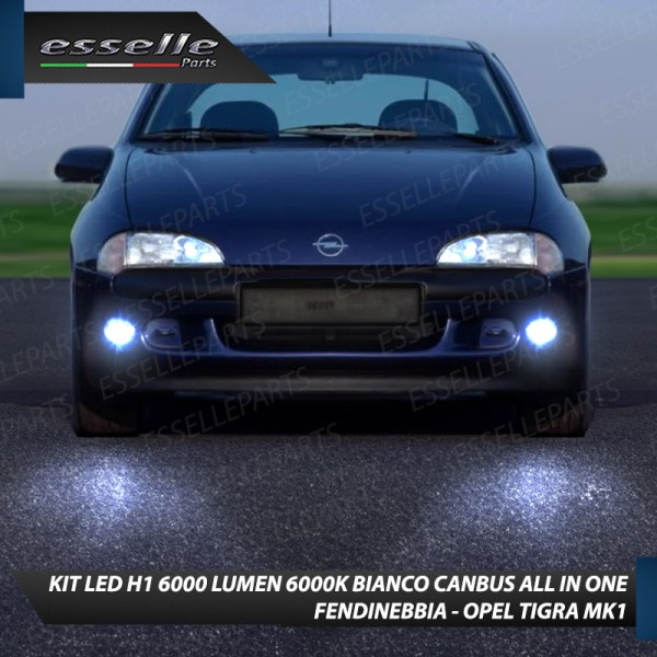 Kit Full LED coppia H1 6000 LUMEN Fendinebbia per OPEL TIGRA MK1