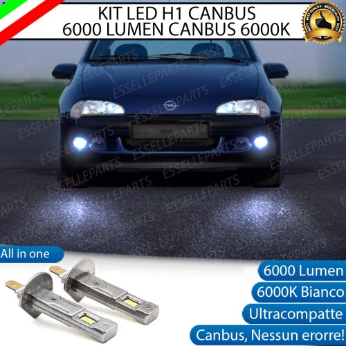 Kit Full LED coppia H1 6000 LUMEN Fendinebbia per OPEL TIGRA MK1