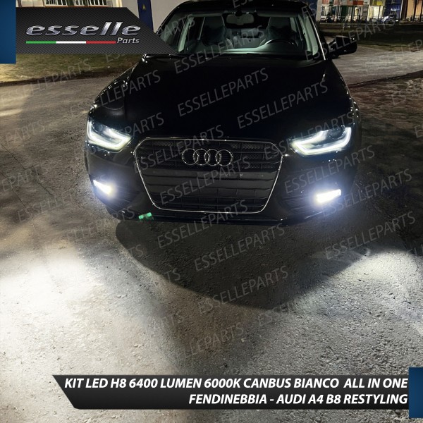 Kit Full LED H8 6000 LUMEN Canbus 6000K Fendinebbia Audi A4 B8 Restyling