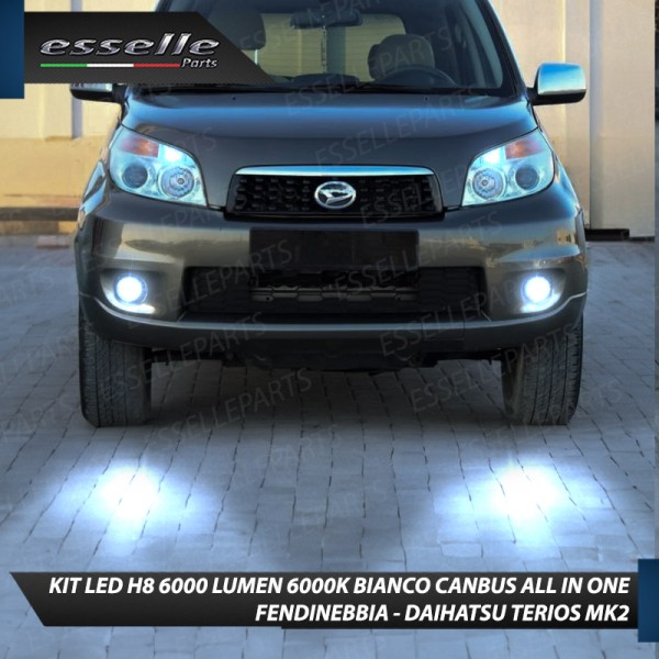Kit Full LED H8 6000 LUMEN Canbus 6000K Fendinebbia DAHIATSU TERIOS MK2