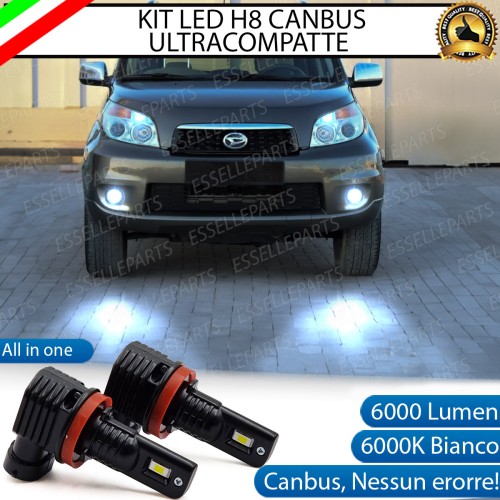 Kit Full LED H8 6000 LUMEN Canbus 6000K Fendinebbia DAHIATSU TERIOS MK2