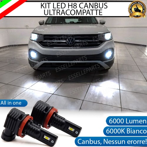 Kit Full LED H8 6000 LUMEN Canbus 6000K Fendinebbia per VW T-CROSS