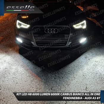 Kit Full LED H8 6000 LUMEN Canbus 6000K Fendinebbia Audi A5 8T Dal 2012
