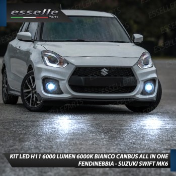 Kit Full LED H11 6000 LUMEN Canbus 6000K Bianco Fendinebbia SUZUKI SWIFT MK6 Kit Full LED H11 6000 LUMEN Canbus 6000K Bianco Fendinebbia SUZUKI SWIFT MK6
