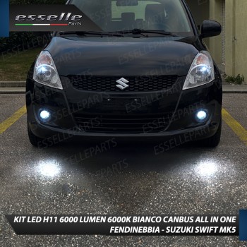 Kit Full LED H11 6000 LUMEN Canbus 6000K Bianco Fendinebbia SUZUKI SWIFT MK5 Kit Full LED H11 6000 LUMEN Canbus 6000K Bianco Fendinebbia SUZUKI SWIFT MK5