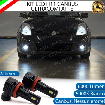 Kit Full LED H11 6000 LUMEN Canbus 6000K Bianco Fendinebbia SUZUKI SWIFT MK4 Kit Full LED H11 6000 LUMEN Canbus 6000K Bianco Fendinebbia SUZUKI SWIFT MK4