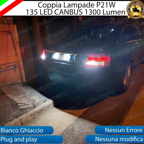 Coppia Lampade Retromarcia P12W Canbus 3.0 LED Da 135 LED 6000K Audi A6 C6 Fino al 2008