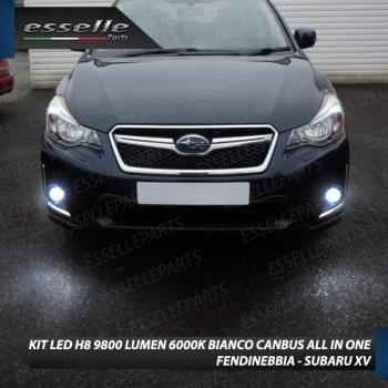 Kit Full LED H8 9800 Lumen 6000K bianco Fendinebbia Per SUBARU XV