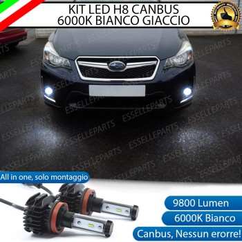 Kit Full LED H8 9800 Lumen 6000K bianco Fendinebbia Per SUBARU XV