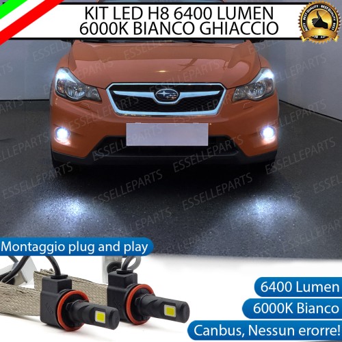 Kit Full LED H8 Fendinebbia 6400 Lumen 6000K SUBARU XV versioni con luci di svolta