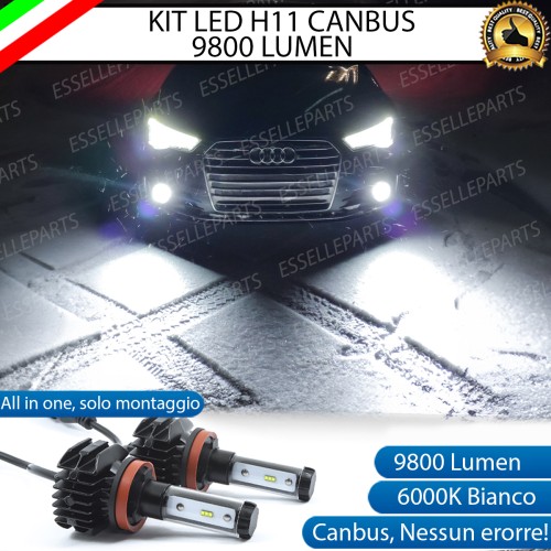 Kit Full LED H11 9800 LUMEN 6000K Fendinebbia Audi A6 C7
