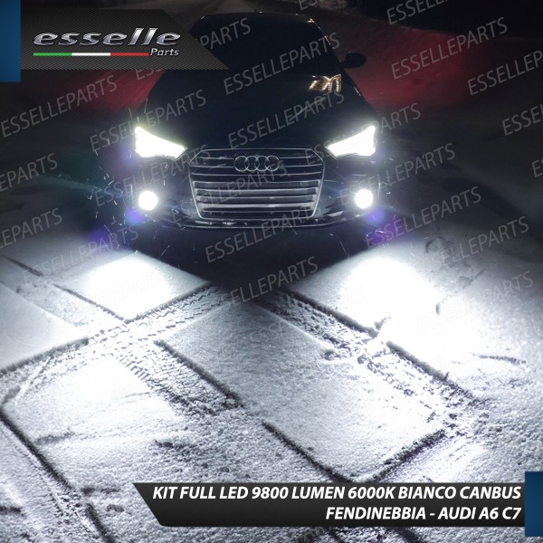 Kit Full LED H11 9800 LUMEN 6000K Fendinebbia Audi A6 C7