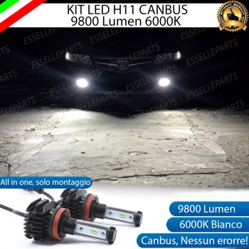 Kit Full LED H11 6000 LUMEN Canbus 6000K Bianco Fendinebbia HONDA ACCORD 8G