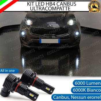 Kit Full LED HB4 6000 LUMEN Canbus 6000K Bianco Fendinebbia per KIA SPORTAGE MK4