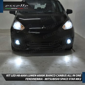 Kit Full LED H8 6000 LUMEN Canbus 6000K Fendinebbia MITSUBISHI SPACE STAR MK2 Kit Full LED H8 6000 LUMEN Canbus 6000K Fendinebbia MITSUBISHI SPACE STAR MK2