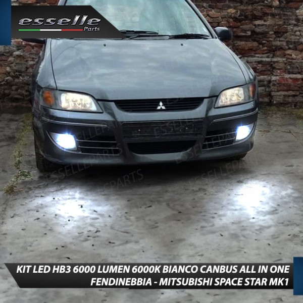 Kit Full LED HB3 6000 LUMEN Fendinebbia per MITSIBISHI SPACE STAR MK1