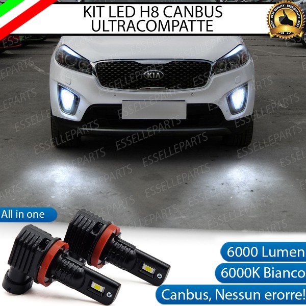 Kit Full LED H8 6000 LUMEN Canbus 6000K Fendinebbia KIA SORENTO MK3
