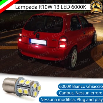 Lampada R10W Led Targa Opel Corsa B (non station wagon) 6000k Bianco Ghiaccio Canbus 13 Led Lampada R10W Led Targa Opel Corsa B (non station wagon) 6000k Bianco Ghiaccio Canbus 13 Led