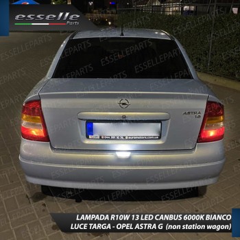 Lampada R10W Led Targa Opel Astra G (non station wagon) 6000k Bianco Ghiaccio Canbus 13 Led Lampada R10W Led Targa Opel Astra G (non station wagon) 6000k Bianco Ghiaccio Canbus 13 Led