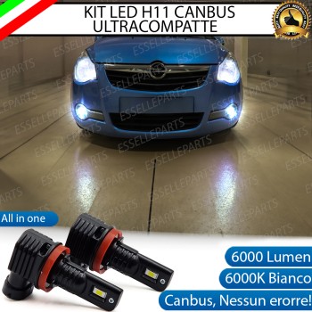 Kit Full LED H11 6000 LUMEN Canbus 6000K Bianco Fendinebbia OPEL AGILA B Kit Full LED H11 6000 LUMEN Canbus 6000K Bianco Fendinebbia OPEL AGILA B