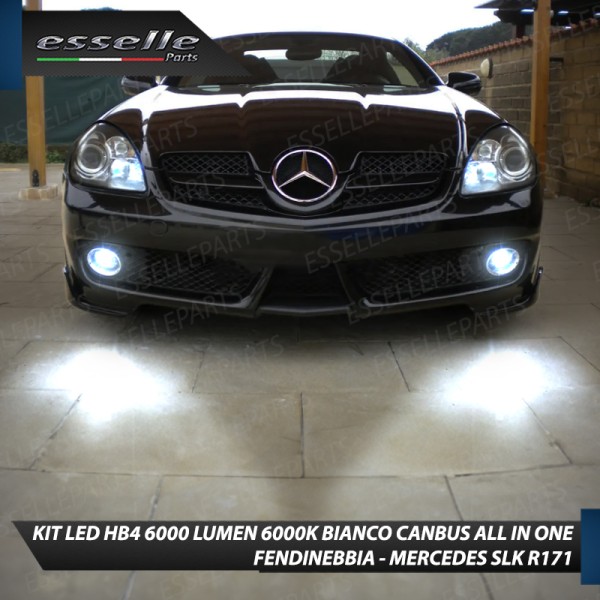 Kit Full LED HB4 6000 LUMEN Canbus 6000K Bianco Fendinebbia per MERCEDES SLK R171