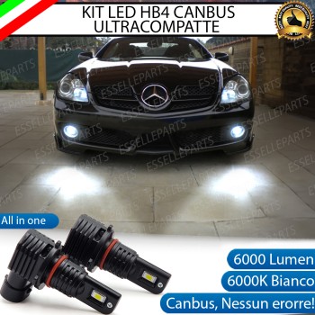 Kit Full LED HB4 6000 LUMEN Canbus 6000K Bianco Fendinebbia per MERCEDES SLK R171