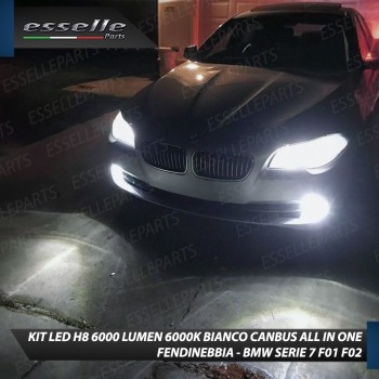 Kit Full LED H8 6000 LUMEN Canbus 6000K Fendinebbia per BMW SERIE 7 F01 F02 Kit Full LED H8 6000 LUMEN Canbus 6000K Fendinebbia per BMW SERIE 7 F01 F02