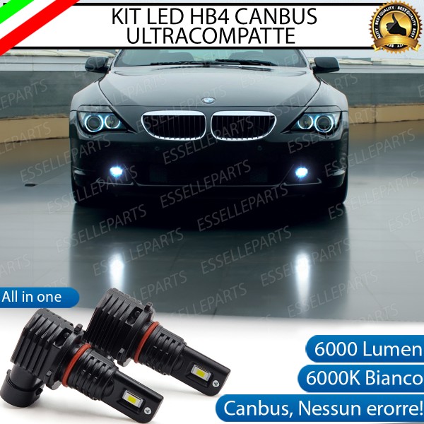 Kit LED Fendinebbia BMW Serie 6 E63 E64 Luce Bianca  6000K