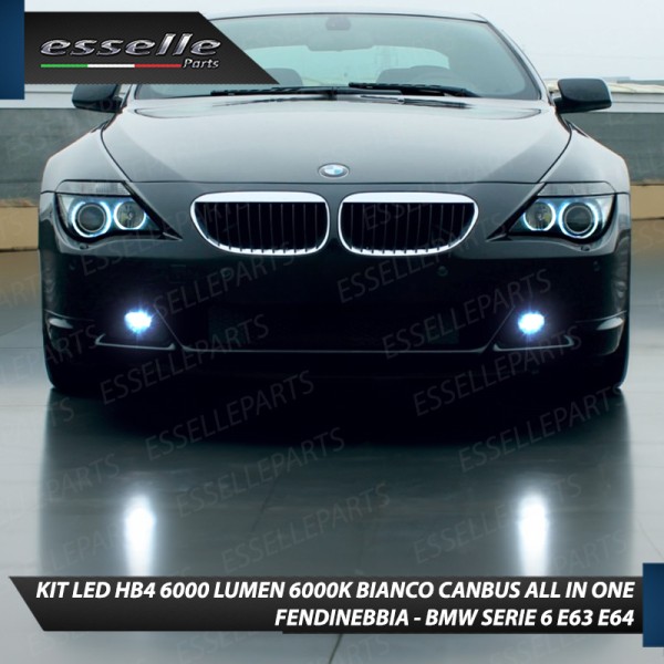 Kit LED Fendinebbia BMW Serie 6 E63 E64 2006 Luce Bianca