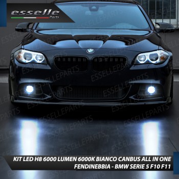 Kit Full LED H8 6000 LUMEN Canbus 6000K Fendinebbia per BMW SERIE 5 F10 F11