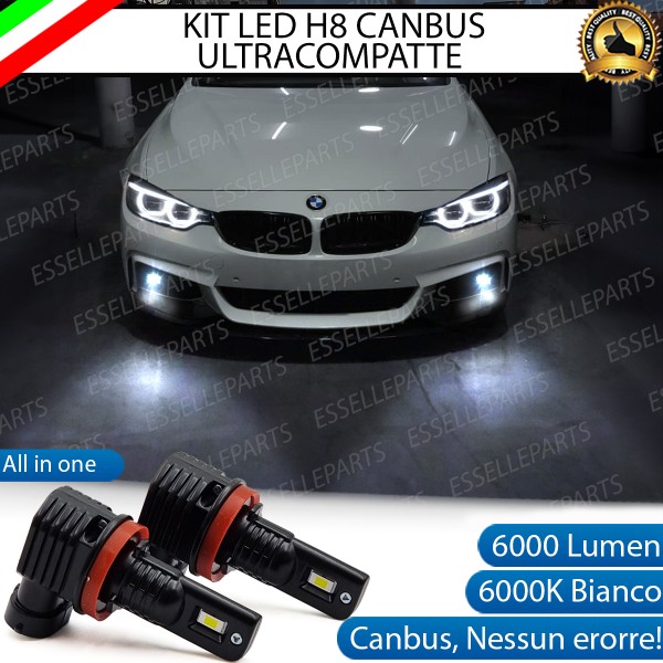 Kit Full LED H8 6000 LUMEN Canbus 6000K Fendinebbia per BMW SERIE 4 F32 F36