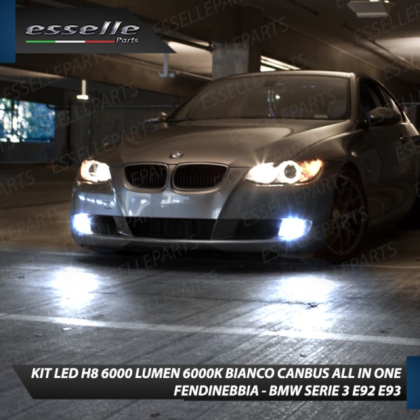 Kit Full LED H8 6000 LUMEN Canbus 6000K Fendinebbia per BMW SERIE 3 E92 E93