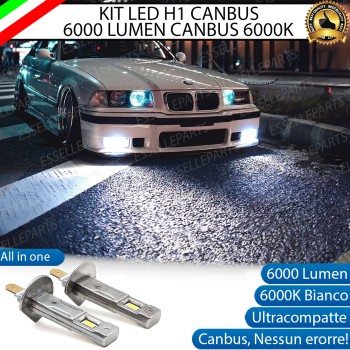 Kit Full LED coppia H1 6000 LUMEN Fendinebbia per BMW SERIE 3 E36