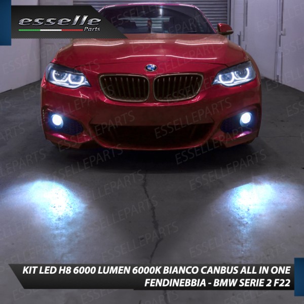 Kit Full LED H8 6000 LUMEN Canbus 6000K Fendinebbia per BMW SERIE 2 F22
