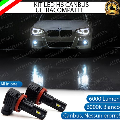 Kit Full LED H8 6000 LUMEN Canbus 6000K Fendinebbia per BMW SERIE 1 F20