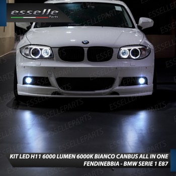 Kit LED Fendinebbia BMW Serie 1 E8x 03-2007 Luce Bianca