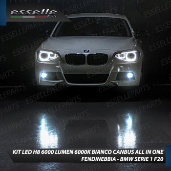 Kit Full LED H8 6000 LUMEN Canbus 6000K Fendinebbia per BMW SERIE 1 F20