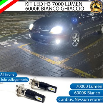 Kit Full LED H3 7000 Lumen Fendinebbia per Nissan Almera Tino