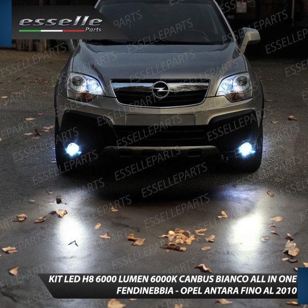 Kit Full LED H8 6000 LUMEN Canbus 6000K Fendinebbia OPEL ANTARA fino al 2010