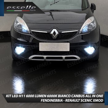Kit Full LED H11 6000 LUMEN Canbus 6000K Bianco Fendinebbia RENAULT SCENIC XMOD Kit Full LED H11 6000 LUMEN Canbus 6000K Bianco Fendinebbia RENAULT SCENIC XMOD