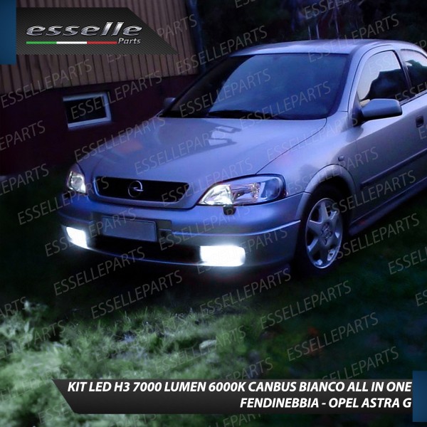 Kit Full LED H3 7000 Lumen Fendinebbia Opel Astra G