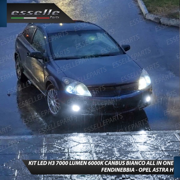 Kit Full LED H3 7000 Lumen Fendinebbia Opel Astra H